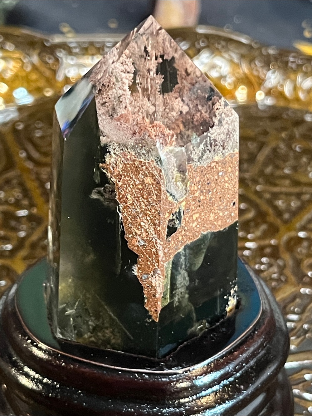 Garden quartz tower in stand - Picture 4 of 5